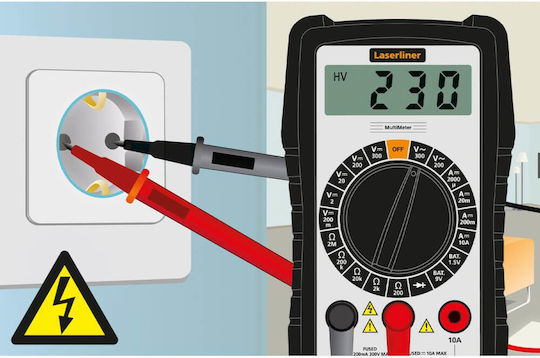 Laserliner Laserliner Digitalmultimeter mit Messung AC DC und Widerstand