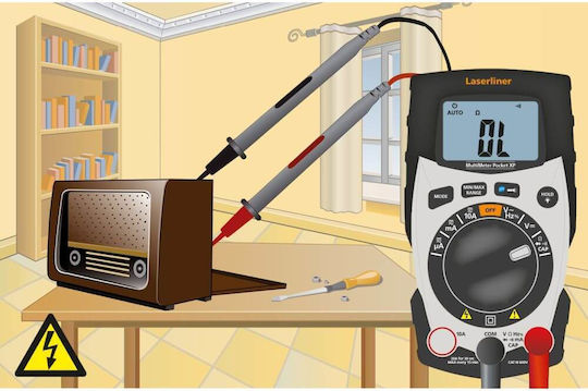 Laserliner Laserliner Digitalmultimeter Taschenmultimeter True RMS mit Messung von AC / DC / Widerstand