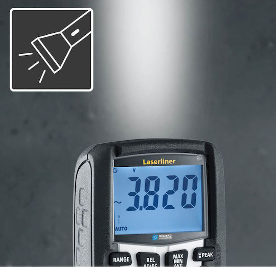 Laserliner Laserliner Digitalmultimeter mit Messung AC / DC / Widerstand / Kapazität / Temperatur
