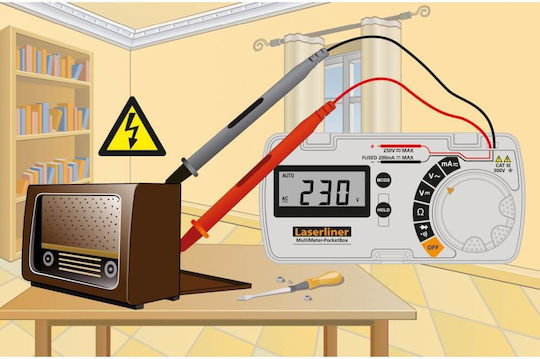 Laserliner Laserliner Digitalmultimeter mit Messung AC DC Widerstand