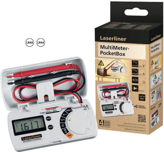 Laserliner Laserliner Digitalmultimeter mit Messung AC DC Widerstand