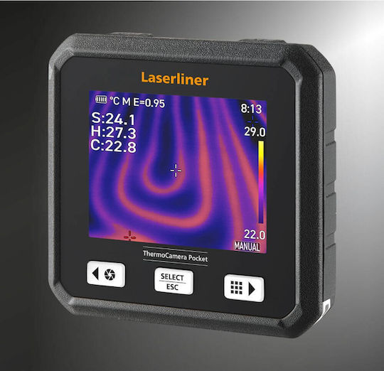 Laserliner LL-082.079A Compact Thermal Camera with 2.8" Screen for Temperatures from 20°C to 550°C