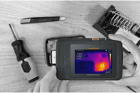 Laserliner LL-082.077A Compact Thermal Camera with 3.5" Touch Screen for Temperatures from 20°C to 550°C