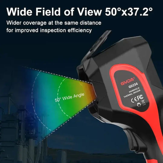 GVDA GVDA-GD256 Термокамера Ръчна с Дисплей 2.8" за Температури от 20°C до 550°C