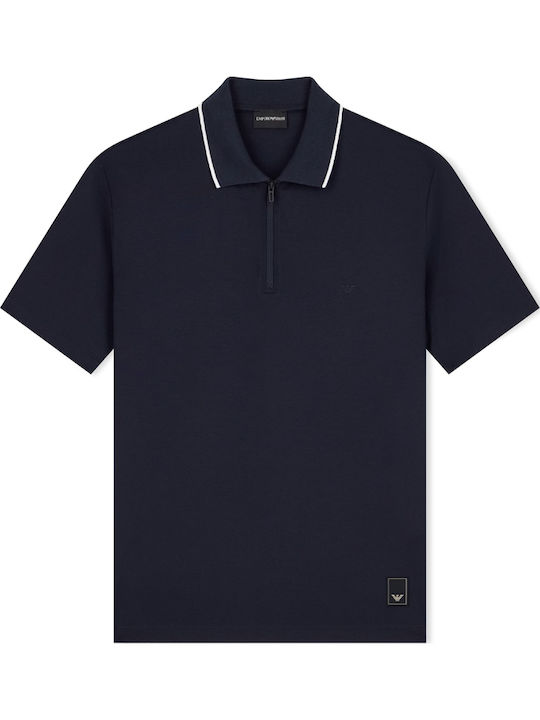 Short Sleeve Blue Blouse