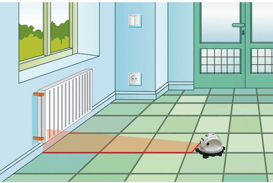 Laserliner SuperLine 2D Γραμμικό Αλφάδι Laser Κόκκινης Δέσμης 1.5V