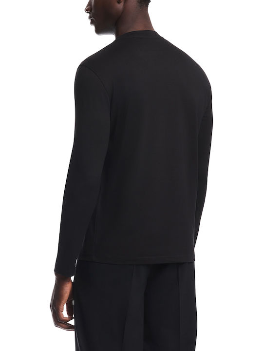 Emporio Armani Langarm Herrenbluse Blau Emporio Armani Langarm Herrenbluse Blau