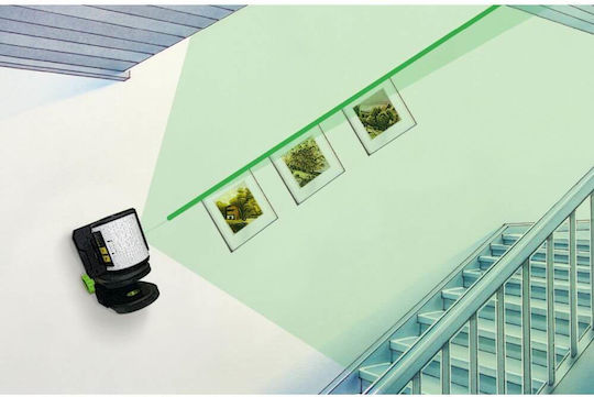 Laserliner EasyCross-Laser Γραμμικό Αλφάδι Laser Πράσινης Δέσμης 1.5V με Εύρος Εργασίας 40m