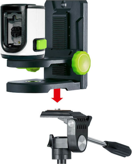 Laserliner EasyCross-Laser Γραμμικό Αλφάδι Laser Πράσινης Δέσμης 1.5V με Εύρος Εργασίας 40m