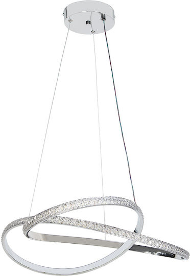 Keskor Keskor Deckenleuchte Silber LED 50x50cm