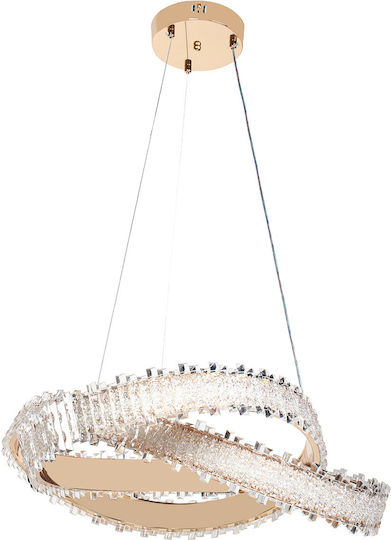 Keskor Ceiling Light Gold LED 50x50x15cm