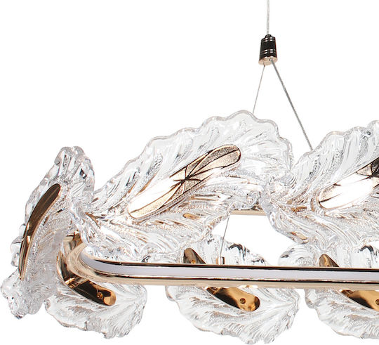 Keskor Ceiling Light Gold LED 106x36x17cm