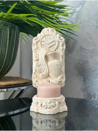 SteweHome Decorative Vase Stone 21x9xH10cm