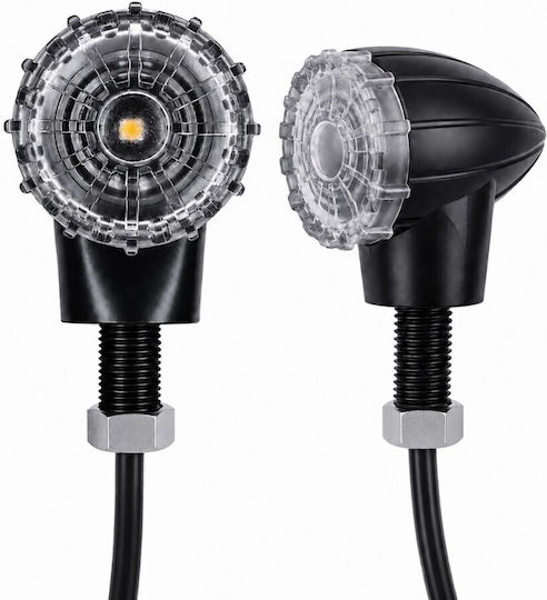 Puternice Super-Bright LED Mini Flash pentru Motocicletă 12v 10mm 2 Buc Ultra-Spike Tc-599