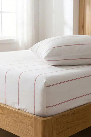 SteweHome Σετ Υπέρδιπλο 3τμχ 160x200+20εκ. με Λάστιχο Λευκό SteweHome Σετ Υπέρδιπλο 3τμχ 160x200+20εκ. με Λάστιχο Λευκό
