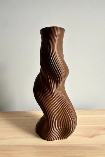 SteweHome Decorative Plastic Vase Y23cm Various Colors