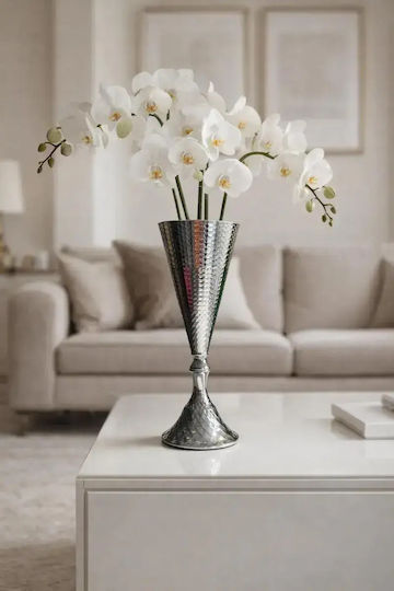 SteweHome Decorative Vase Metallic