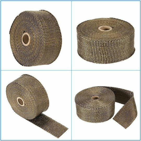Θερμομονωτική Ταινία Λαιμού Εξάτμισης Exhaust Insulating Wrap Cool It Thermo Tec 5m Χρυσή Tf193836