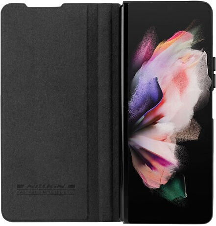 Nillkin Qin Pro Series Книга Кожа Черен (Galaxy Z Fold5)