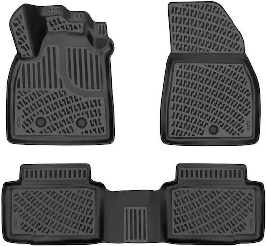 Eco Set Covorașe Față și Spate Tip Tavă 4buc din Furtun pentru Dacia Duster Negre