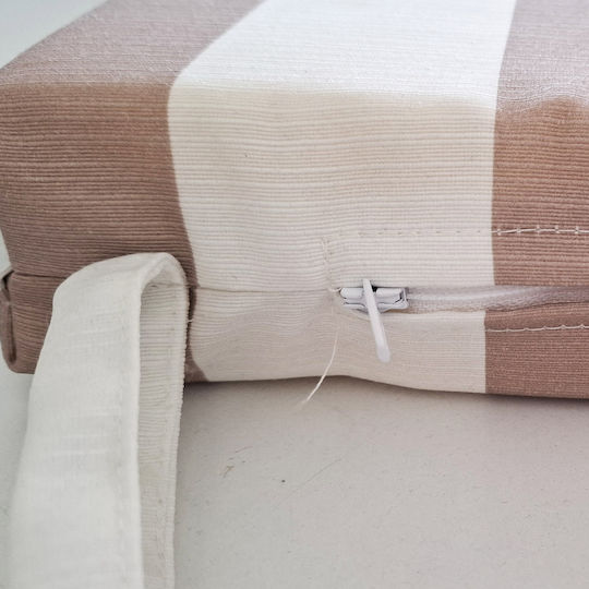 Decocraft Waterproof Bench Cushion Pallet Beige 50x112cm