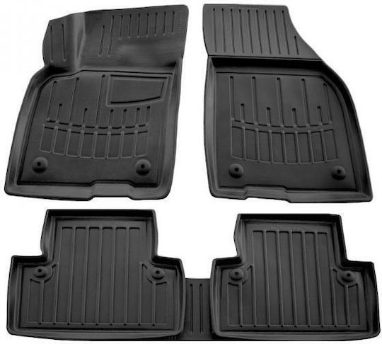 Race Action Car Mats Volvo S40 II MS & V50 MW 2004-2012 4-Door/5-Door Rubber Tray Protective Fasteners Passenger Cars 5 Pieces 5037015/ST