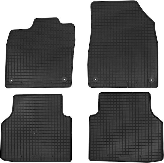 Rubber Car Mats for Audi Q4 E-tron 2021+ Set Front and Back 4 Pieces Petex