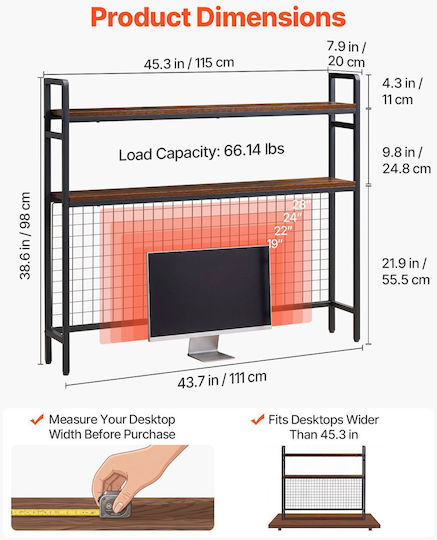 Βιβλιοθήκη Μαύρο 111x18x55.5εκ. Βιβλιοθήκη Μαύρο 111x18x55.5εκ.