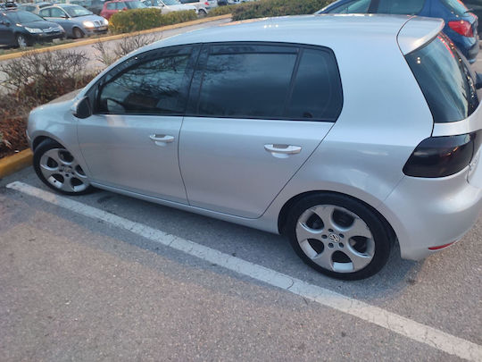 Heko Satz Windabweiser Vordere und Hintere Dark Fime für Volkswagen Golf 6 5D 2008 4Stück