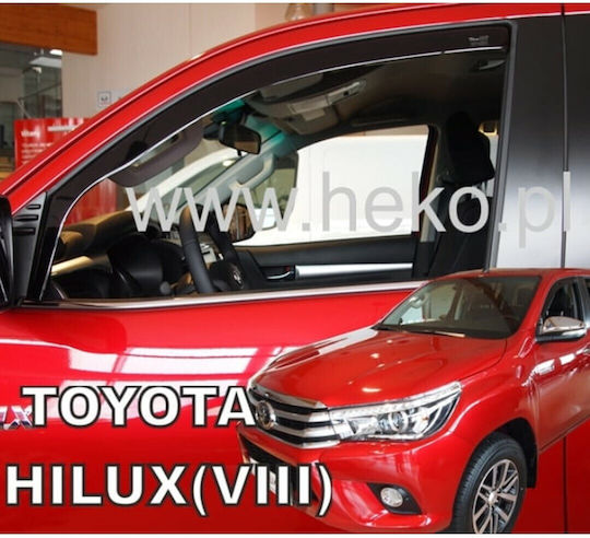Heko Комплект Ветробрани Dark Fime за Toyota Хилукс 2бр