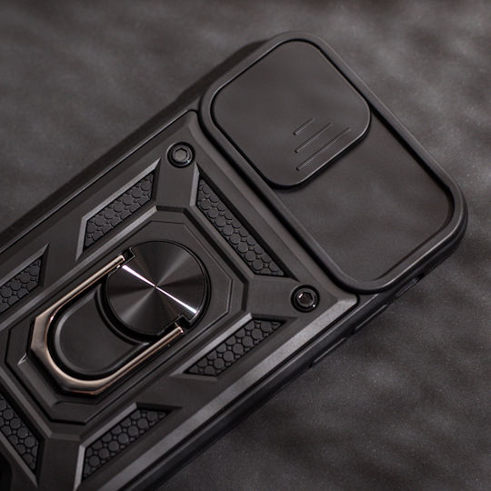 Defender Back Cover Plastic / Silicone Black Redmi Note 15