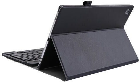 Flip Cover Δερμάτινη με Πληκτρολόγιο στα Αγγλικά US Μαύρη (Galaxy Tab S6 Lite 10.4)