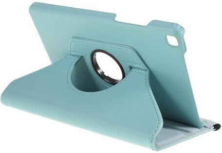 Flip Cover Din Piele Rotativă Albastră Deschisă Galaxy Tab A 8.0 2019