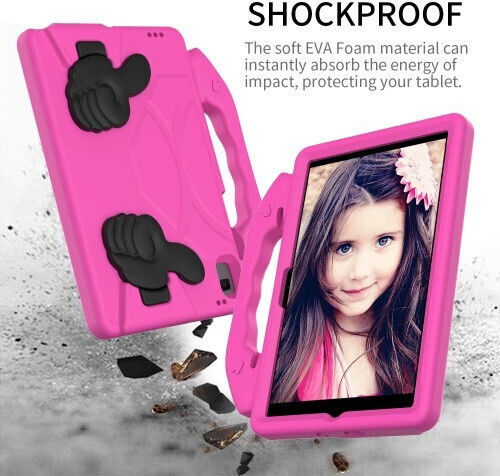 Kids Back Cover for Kids Fuchsia Galaxy Tab A8