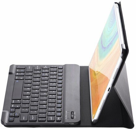 Flip Cover με Πληκτρολόγιο στα Αγγλικά US Ροζ Χρυσή (MatePad Pro 10.8)