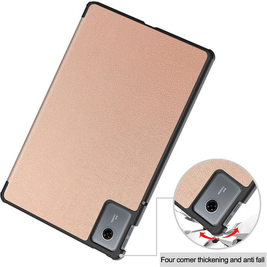 Tri-fold Stand Base Lenovo Tab Flip Cover Pink (Lenovo Tab K11 Gen 2, Idea Tab, Xiaoxin Pad 11 2025)