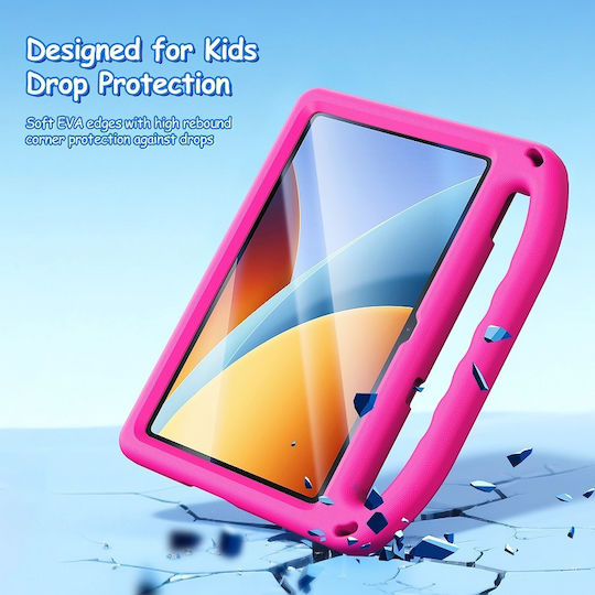 Dux Ducis Verstärkte Eva Tablet Hülle Kinder Xiaomi Redmi Pad 2 9,7 / Pad 2 Se Rosa