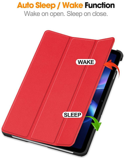 Book Case Tri-fold Stand Xiaomi Redmi Pad 2 9.7 Pad 2 Se Red