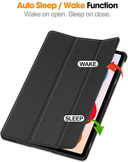 Tri-fold Suport Stand Flip Cover Negra (Xiaomi Redmi Pad 2 Pro)