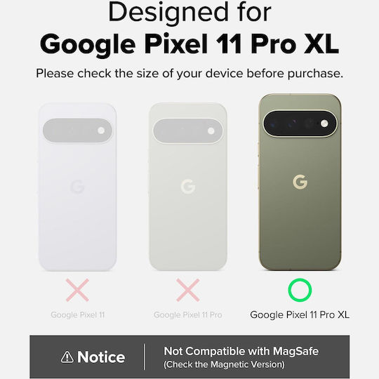 Ringke Fusion Back Cover Σιλικόνης / Πλαστικό Διάφανο (Google Pixel 11 Pro XL)