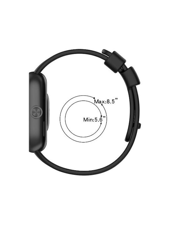 Λουράκι Σιλικόνης Μαύρο (Redmi Watch 4 / Redmi Watch 5)
