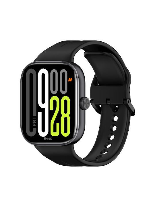 Силиконова каишка за Xiaomi Redmi Watch 5 Черна