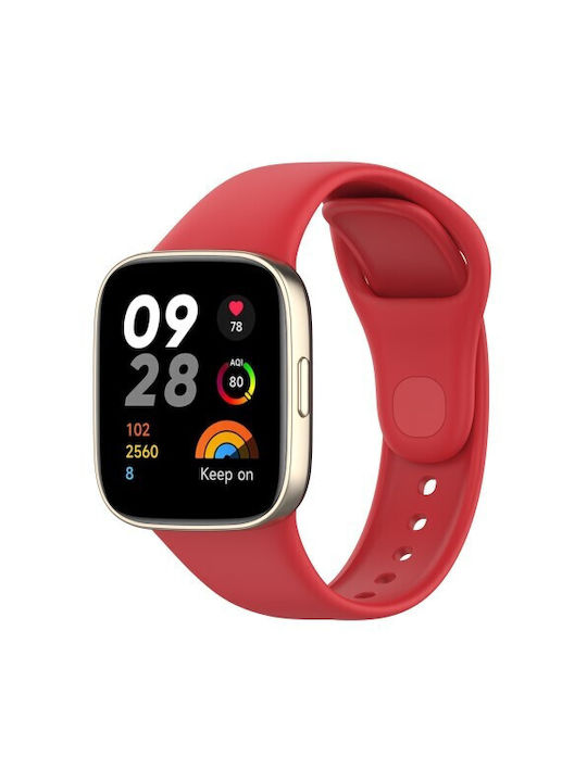 Λουράκι Σιλικόνης Κόκκινο (Redmi Watch 3)