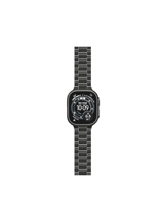 Spigen Кайшка Неръждаема Стомана Черна (Apple Watch 4/5/6/7/8/9/10/se/se 2/ultra/ultra 2/ultra 3)