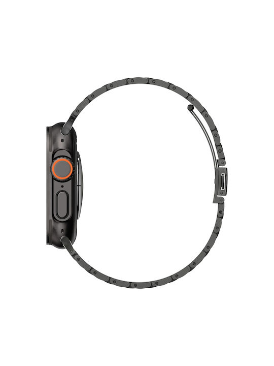 Spigen Кайшка Неръждаема Стомана Черна (Apple Watch 4/5/6/7/8/9/10/se/se 2/ultra/ultra 2/ultra 3)
