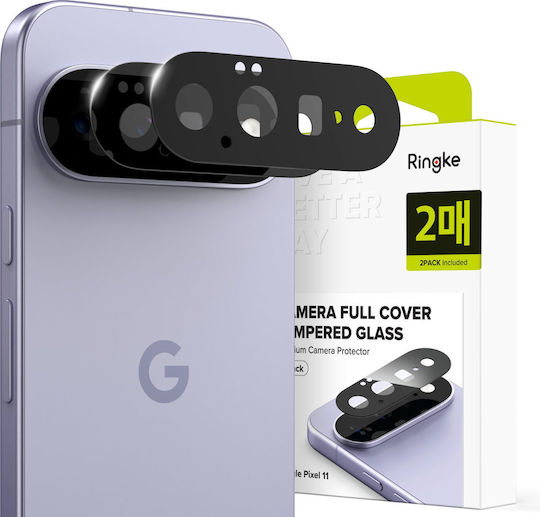 Ringke Cover Camera Protector Tempered Glass Black for Google Pixel 11