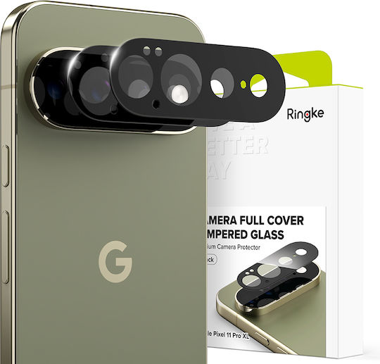 Ringke Kameraschutz Gehärtetes Glas Schwarz für Google Pixel 11 Pro XL