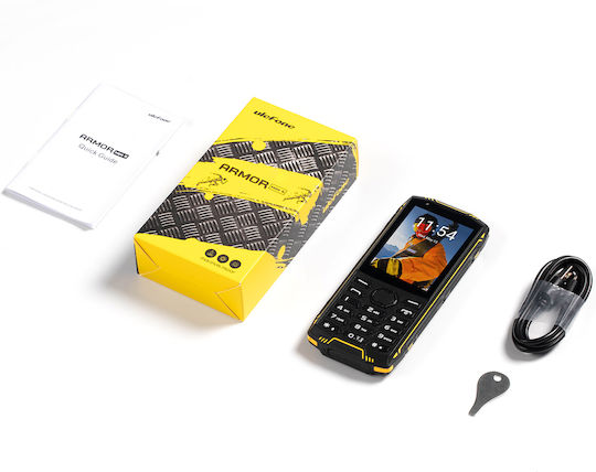 Ulefone Armor Mini 5 Dual SIM (1/8GB) Rugged Mobile Phone with Buttons Black