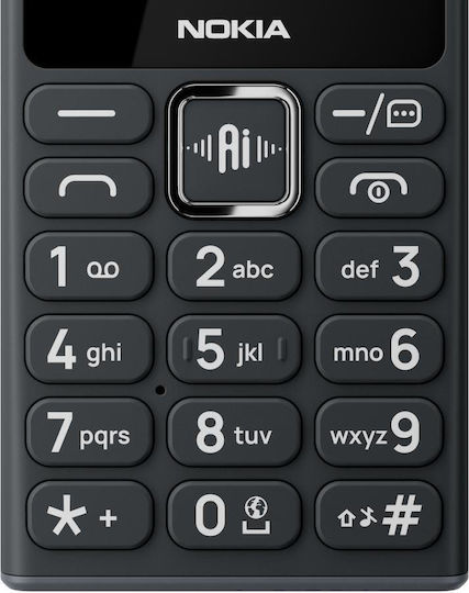 Nokia 200 4G Dual SIM Κινητό με Κουμπιά Μαύρο
