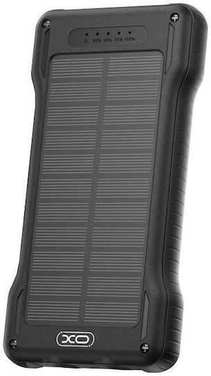 XO PR290 Solar Ηλιακό Power Bank 10000mAh